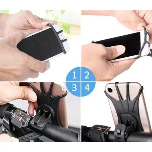 Bicycle (Phone Mount Holder)-(Handlebar)-(360 degree Rotation)-(Black)-(New)-$10 - Picture 5 of 8